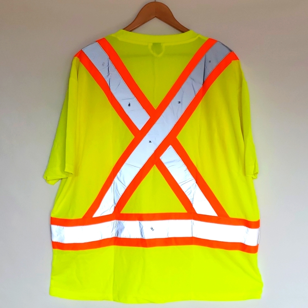 Forcefield Yellow 3M Reflective T-shirt NWOT